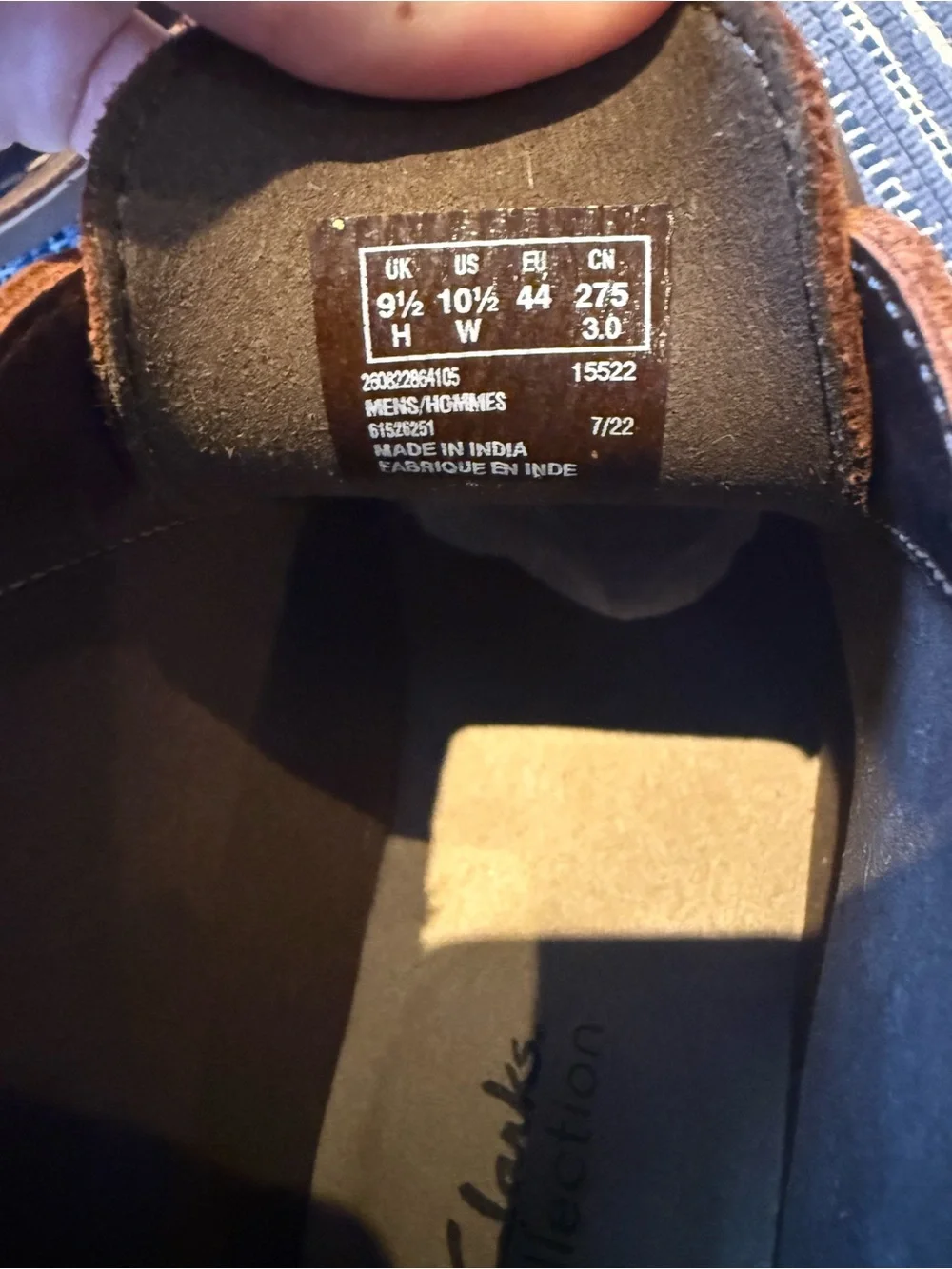 Clarks Men's Dark Brown Leather Dessert Boots